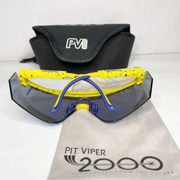 Pit Viper 2000 The Montucky Coldsnacks turquoise sunglasses with case/box. NWT - Picture 6 of 9